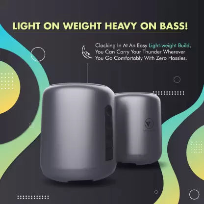 Wings WL-THUNDER-GREY 5 W Bluetooth Speaker (Grey, Black, Mono Channel) Wings WL-THUNDER-GREY 5 W Bluetooth Speaker (Grey, Black, Mono Channel)